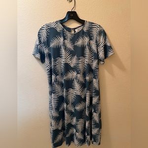 Ava Sky / Fighting Eel NWT Dress Shari in Chambray Fern S